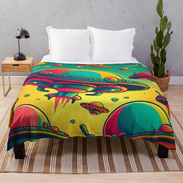 Item preview, Copy of Copy of the alines Flying saucers invasion pattern designed and sold by moroccan-stret.