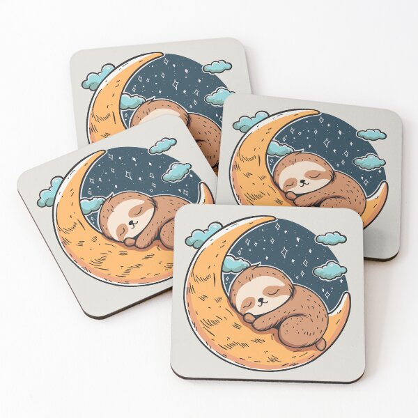 Item preview, Cute Sloth Sleeping designed and sold by Chanaika4.