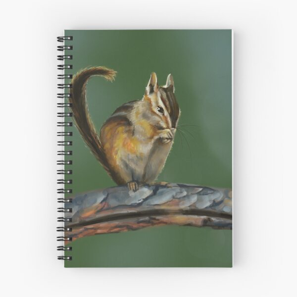 Artikelvorschau, Eine niedliche Chipmunk-Malerei entworfen und verkauft von EmeraldeaArt.