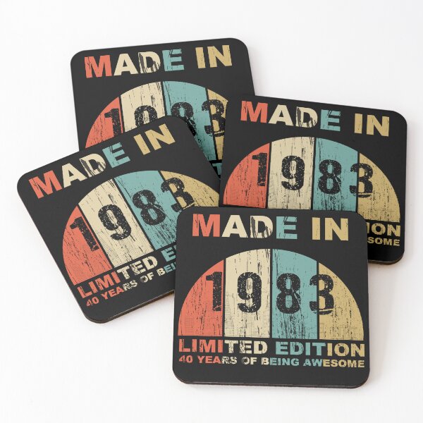 Item preview, 40th Birthday Made In 1983 Limited Edition designed and sold by medadesign.