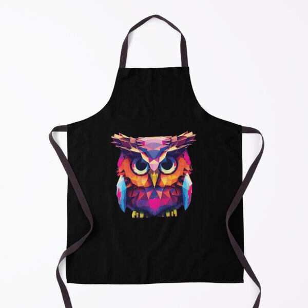 Item preview, polygon Owl colorful designed and sold by Animal-ink.