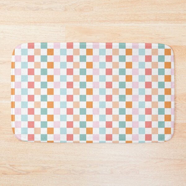 Item preview, retro colors gingham pattern  designed and sold by mckhowdesign.