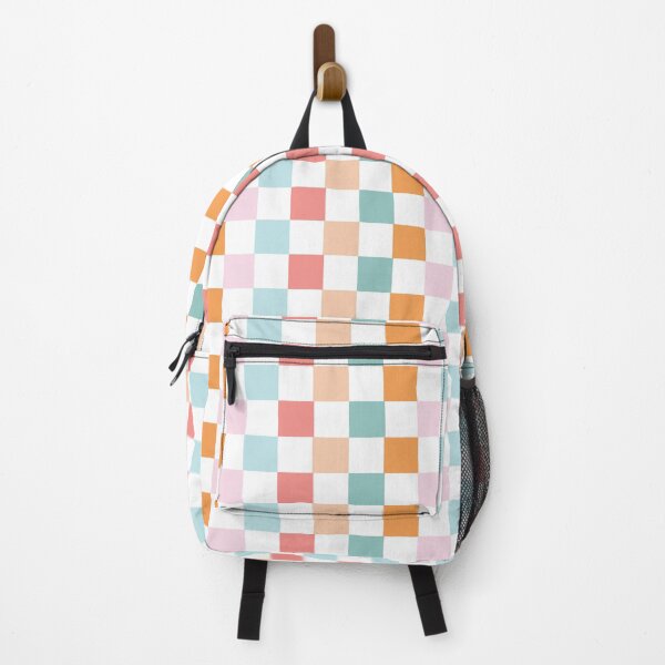 Item preview, retro colors gingham pattern designed and sold by mckhowdesign.