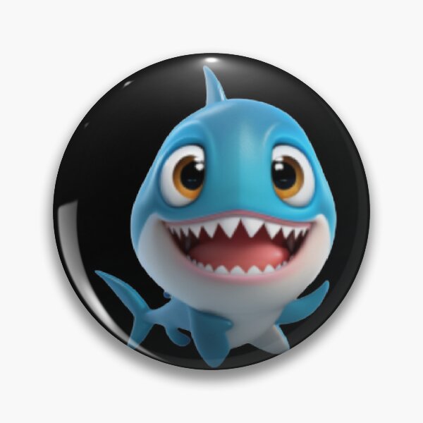 Item preview, cute baby shark designed and sold by Psykoart.