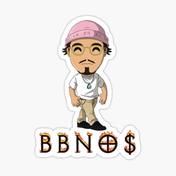 "BBNO 2023 Merch Logo 1" Sticker for Sale by Slyguy77 Redbubble