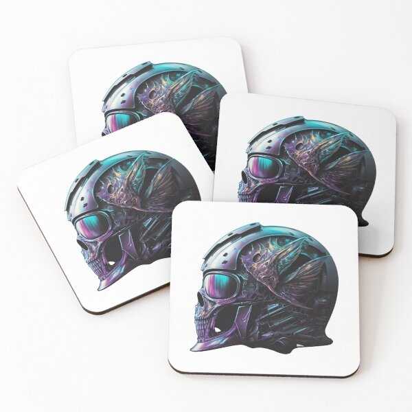 Item preview, Metallic Helmet Racing Skull designed and sold by Kplayzz2009.