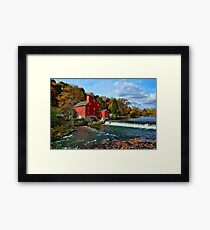 The Historic Red Mill of Clinton NJ Framed Print