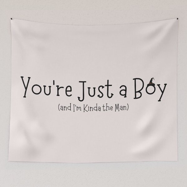 Item preview, You're Just a Boy Decal Maisie designed and sold by katiebca2.