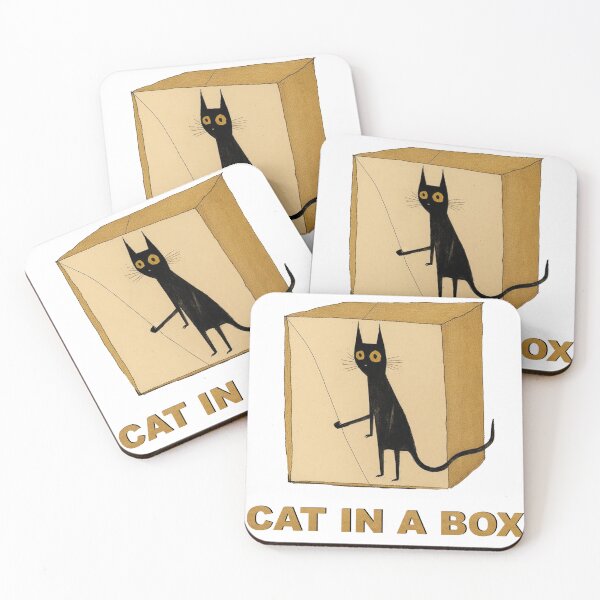 Item preview, Cat in a box designed and sold by Relephants.