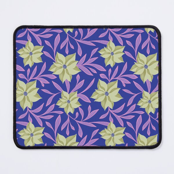 Item preview, Yellow Green Poinsettia - Blue designed and sold by JaselviiStudio.