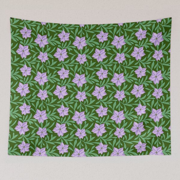 Item preview, Violet Poinsettia - Green designed and sold by JaselviiStudio.