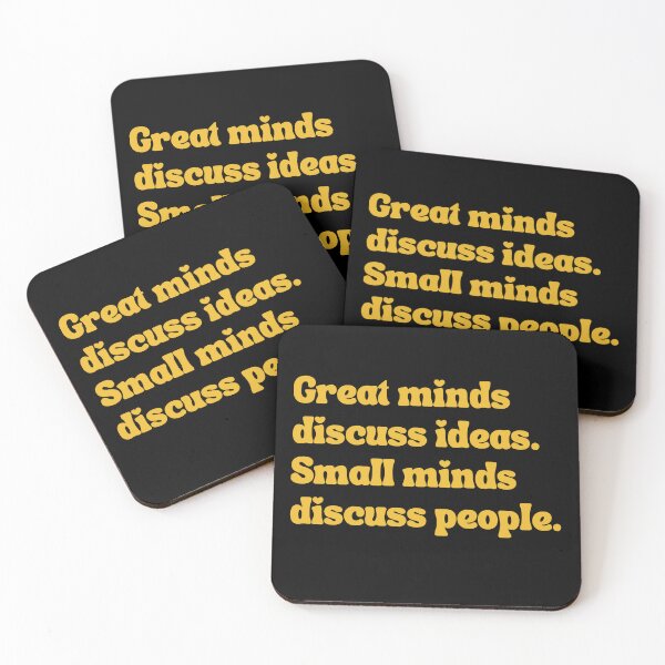 Item preview, Great minds discuss ideas. Small minds discuss people. designed and sold by SAABDERRAHIM.