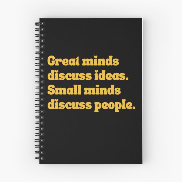 Item preview, Great minds discuss ideas. Small minds discuss people. designed and sold by SAABDERRAHIM.