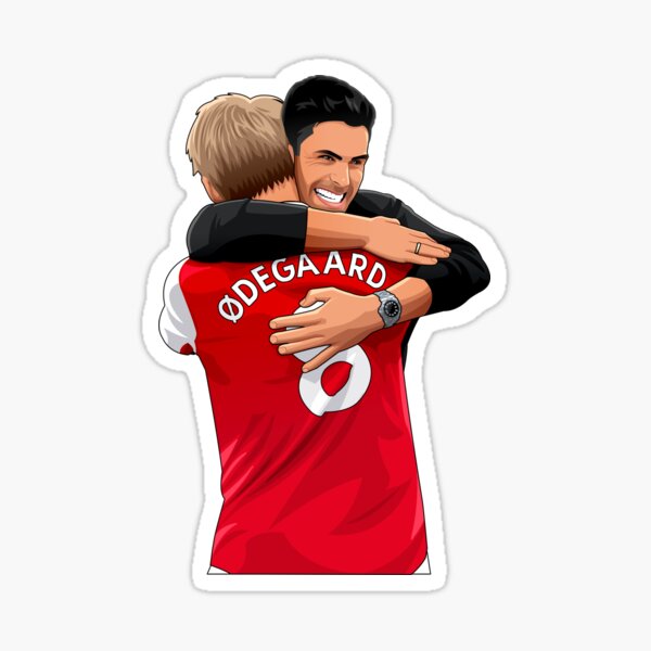 Item preview, Mikel Arteta & Martin Odegaard Arsenal designed and sold by GunnerBallZ.