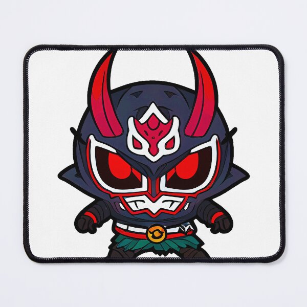 Item preview, Black and red Cute little ninja with a Japanese Mask on  designed and sold by Anssx.