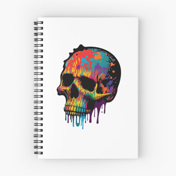 Item preview, Skull Dripping Rainbow Color Looking Right designed and sold by Kplayzz2009.