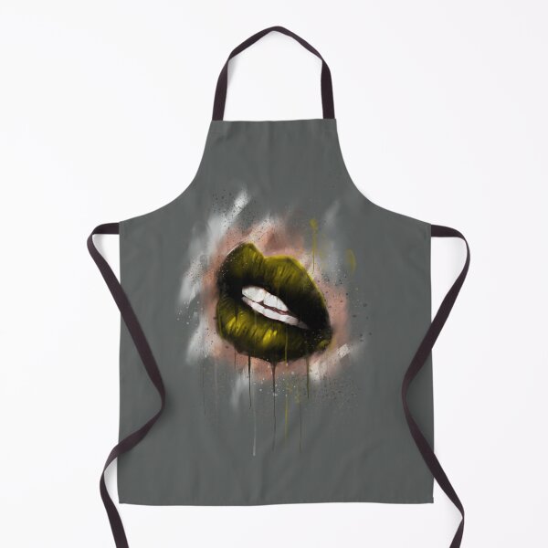Item preview, Black and Gold Lips | Lipstick Art Design | Gold Lipstick Painted designed and sold by Mitch616Art.