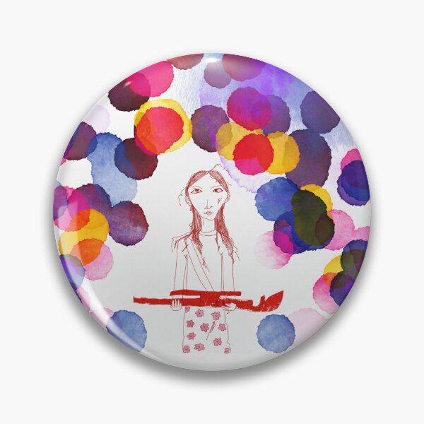 Item preview, girl with gunfire designed and sold by Anouchka Alvarez.