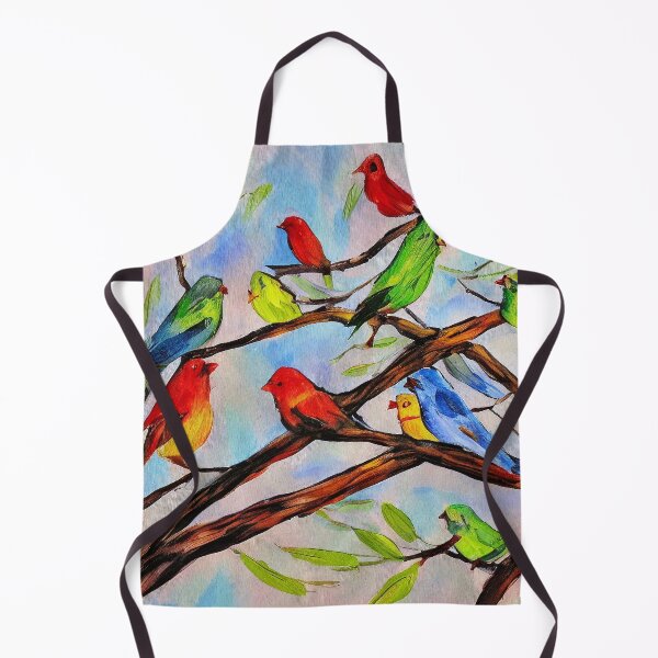 Item preview, Colored Bird Painting designed and sold by RSRed.
