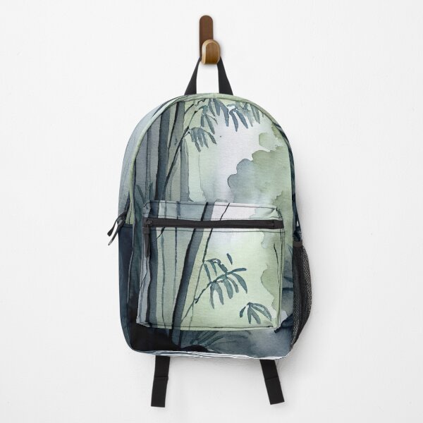 Item preview, Moody watercolor of a bamboo forest designed and sold by artefacta.