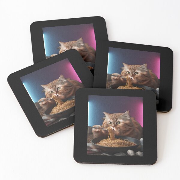 Item preview, Cat Eating Spaghetti Meme designed and sold by Nedskr.