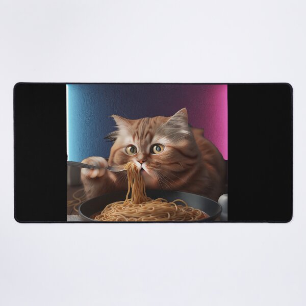 Item preview, Cat Eating Spaghetti Meme designed and sold by Nedskr.