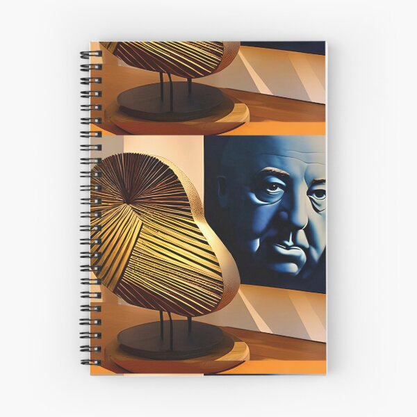 Item preview, PORTRAIT ILLUSTRATION OF ALFRED HITCHCOCK IN BIRDS - ALFRED HITCHCOCK - THE KING OF SUSPENSE - THE MOVIE "THE BIRDS". designed and sold by Ralek.