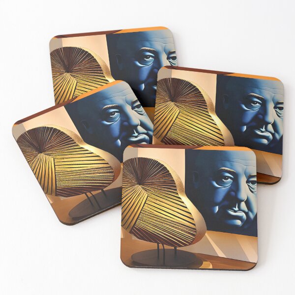 Item preview,  PORTRAIT ILLUSTRATION OF ALFRED HITCHCOCK IN BIRDS - ALFRED HITCHCOCK - THE KING OF SUSPENSE - THE MOVIE "THE BIRDS". designed and sold by Ralek.