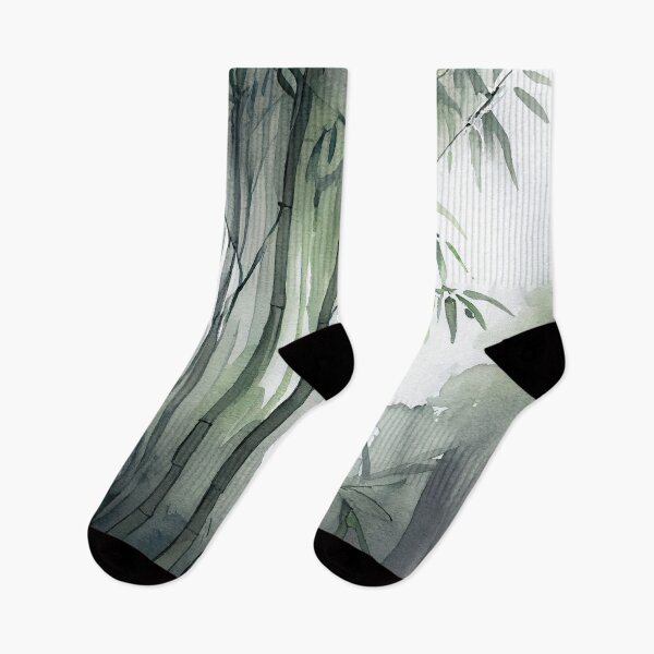 Item preview, Moody watercolor of a bamboo forest 2 designed and sold by artefacta.