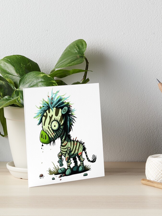 Cute Zebra Zombie