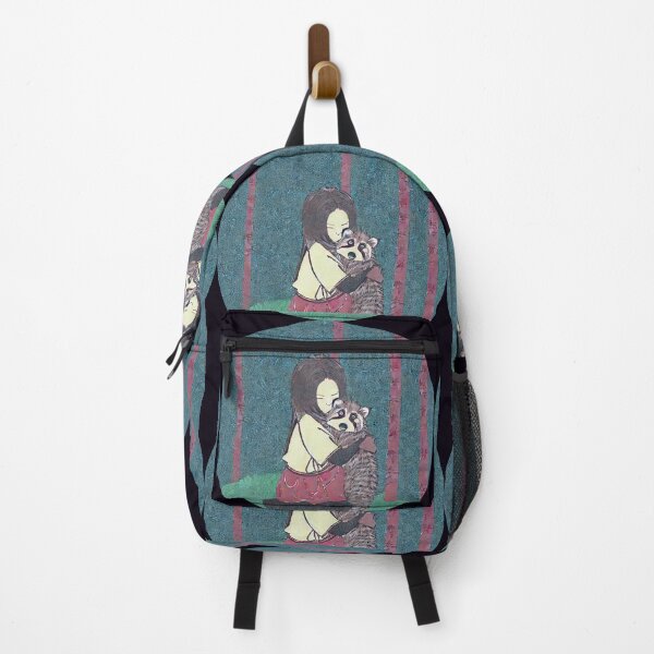 Item preview, Girl with a raccoon in Japanese designed and sold by Natalia-Vlad.