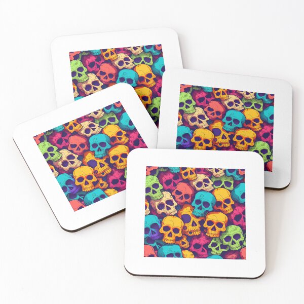 Item preview, Colorful Skull Pattern designed and sold by Kplayzz2009.