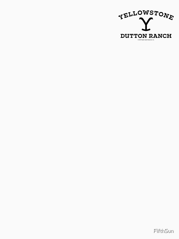 Disover YStone Dutton Ranch Distressed Black Pocket Logo | Essential T-Shirt 