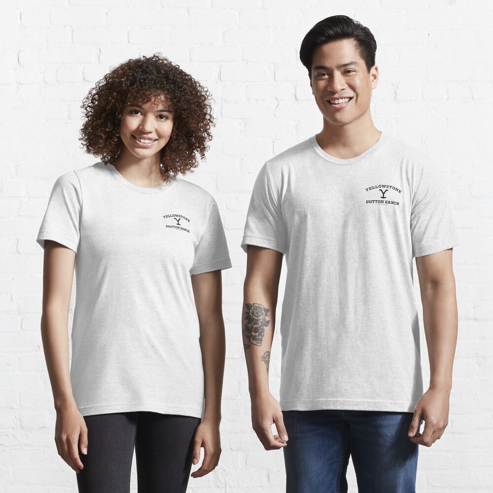 Discover YStone Dutton Ranch Distressed Black Pocket Logo | Essential T-Shirt 