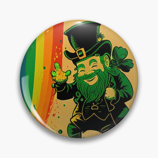 Item preview, Waving Leprechaun designed and sold by egneveRArt.