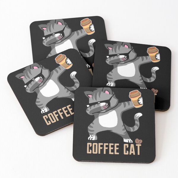 Item preview, Coffeecat, cool coffee cat designed and sold by fattim3.