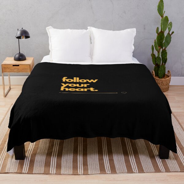 Item preview, follow your heart. Motivational quote | wall art | shirt | Minimalist | gift | love | friends | friendship | Clever sayings designed and sold by JoWillem.