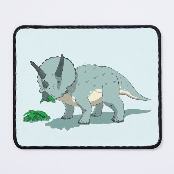 Item preview, Triceratops Eating Fern designed and sold by DinoDannysArt.