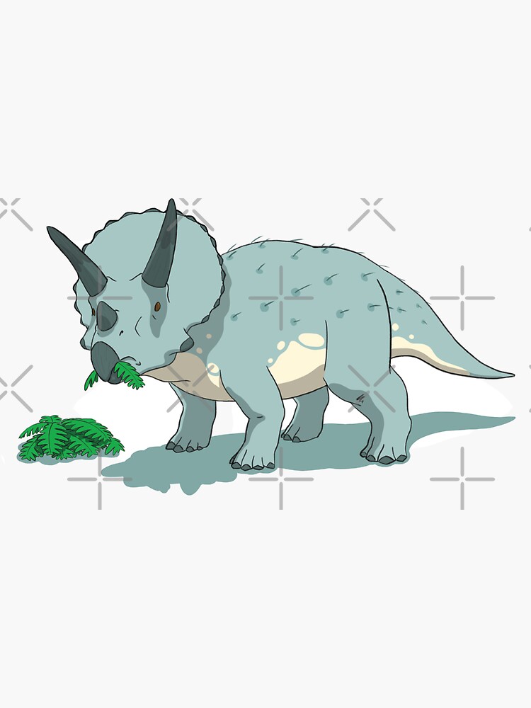 Sticker dinausore Tricératops - Ambiance-Live /