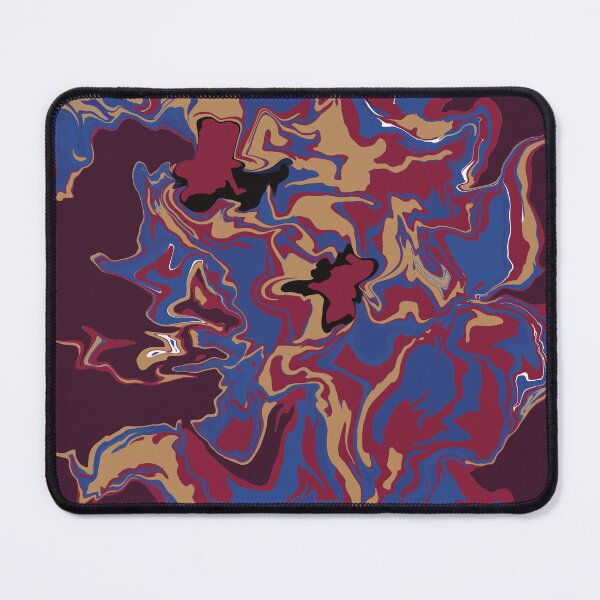 Item preview, Maroon Fire flaming inside her fluid abstract art acrylic  designed and sold by chuckletuckle.