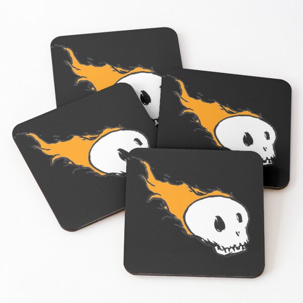 Item preview, flaming skull (horace) designed and sold by RobotPizzaGuy.