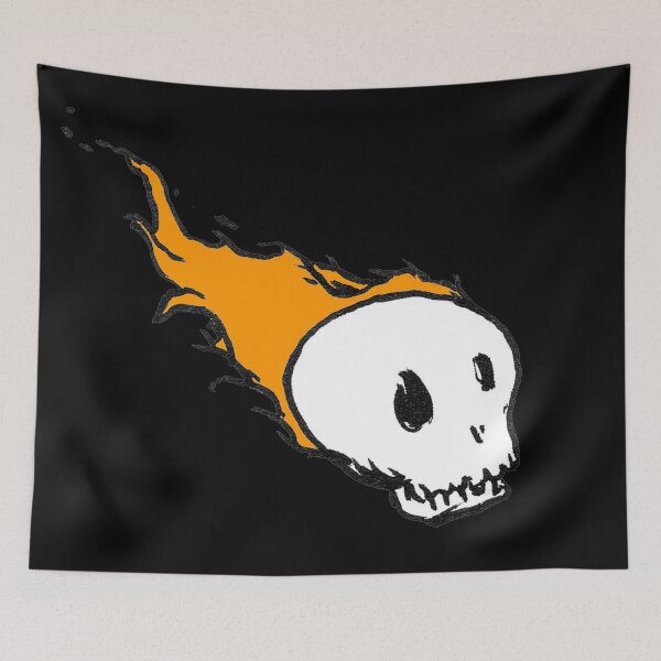 Item preview, flaming skull (horace) designed and sold by RobotPizzaGuy.