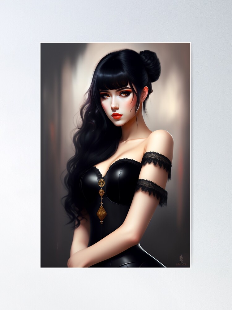 Gothic Sexy Anime Girl Stablediffusion Ai Art Fantasy Cute Steampunk Girl  Midjourney ANIME Characters Cyberpunk Manga Kawaii Waifu Japanese Cartoon  Art Board Print for Sale by ANIME-CYBERPUNK