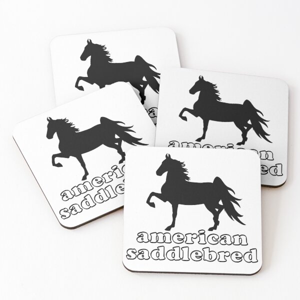 Item preview, American Saddlebred Text and Silhouette designed and sold by theaadesigns.