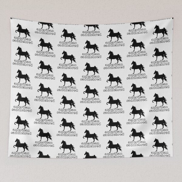 Item preview, American Saddlebred Text and Silhouette designed and sold by theaadesigns.