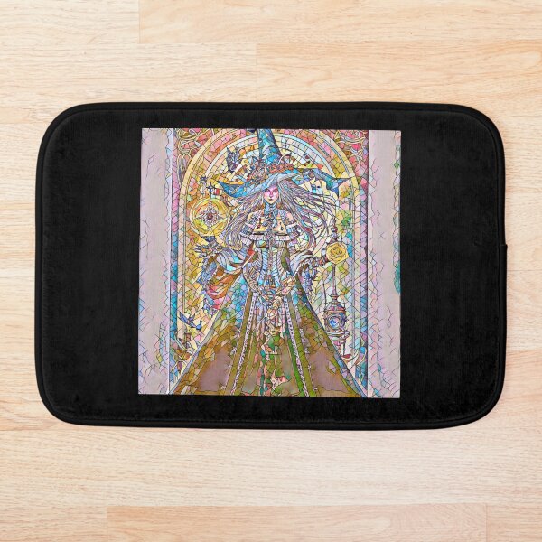 Item preview, Stain Glass Witch designed and sold by NevermoreFalls.