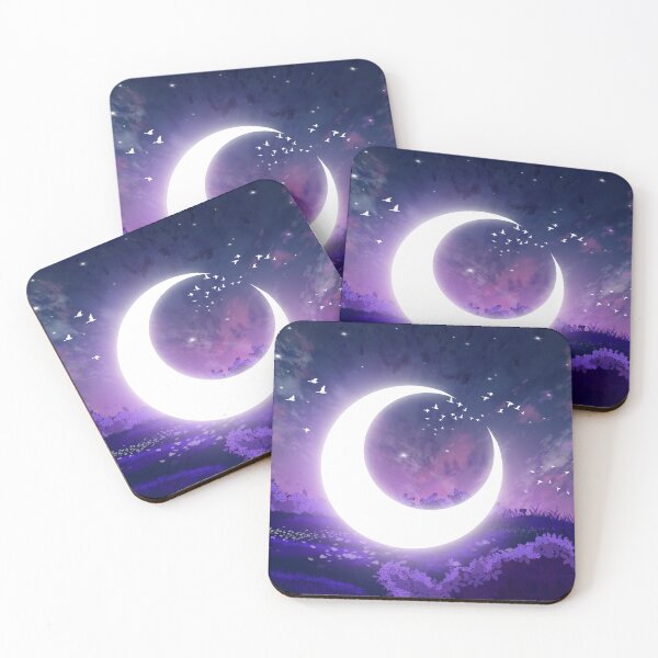 Item preview, magical purple moon field designed and sold by alivialord.