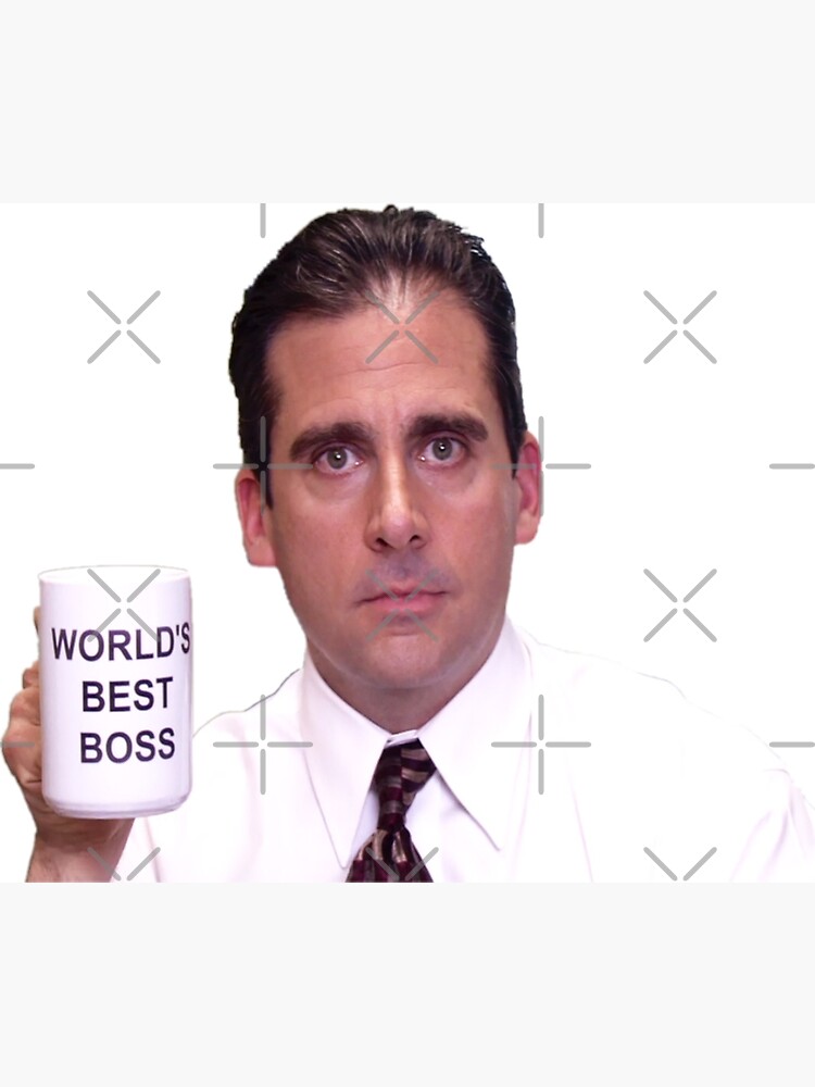 World S Best Boss Michael Scott Poster For Sale By Svoncek Redbubble