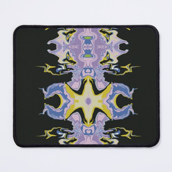 Item preview, Tactikles blue fluid abstract art acrylic  designed and sold by chuckletuckle.