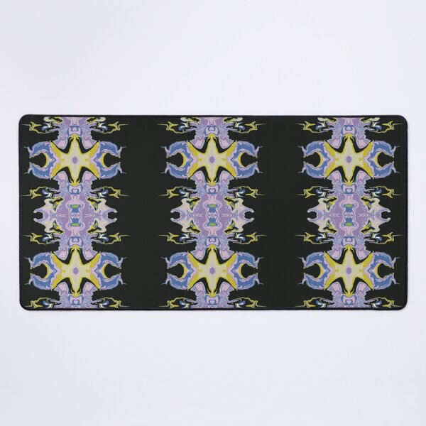 Item preview, Tactikles blue fluid abstract art acrylic designed and sold by chuckletuckle.